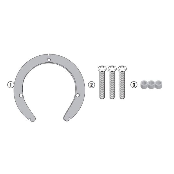 Attacco flangia borsa serbatoio Givi Tanklock Royal Enfield Scram 411 2022