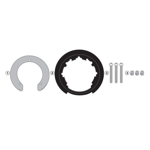 Attacco flangia borsa serbatoio Givi Tanklock Honda CB125R 2018-2020