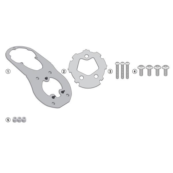 Attacco flangia borsa serbatoio Givi Tanklock Honda CB500X 2019-2022