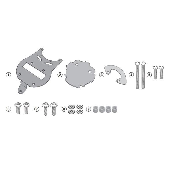 Attacco flangia borsa serbatoio Givi Tanklock KTM 790 Adventure 2019-2020