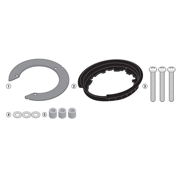 Attacco flangia borsa serbatoio Givi Tanklock Yamaha MT03 321 2020-2022