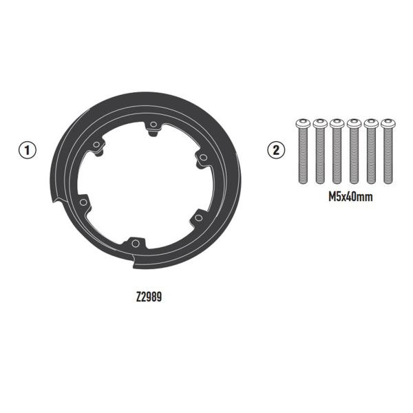 Fitting flange Givi Tanklock tank bag KTM 1290 Super Adventure S 2021-2022
