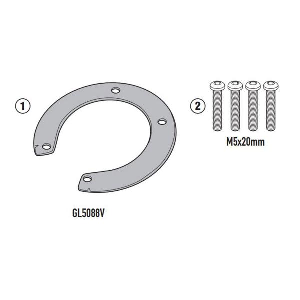 Attacco flangia borsa serbatoio Givi Tanklock Suzuki 1300 Hayabusa 2021-2022