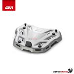 RICONDIZIONATO GIVI piastra M9 in alluminio silver per bauletti Monokey