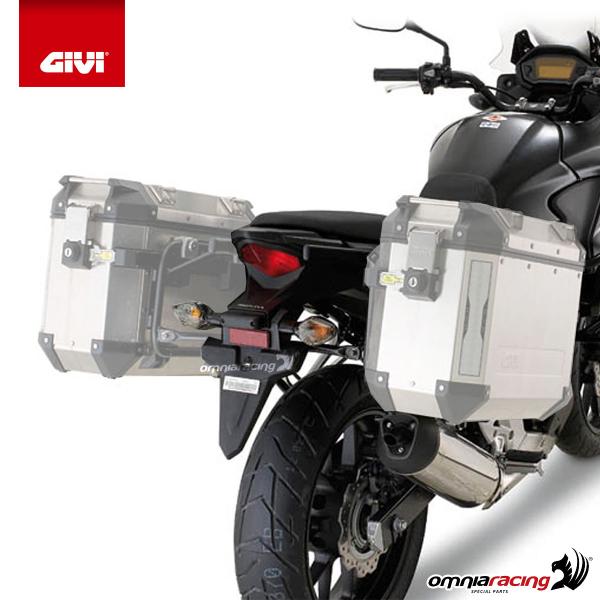 Portavaligie laterale staffe Givi Monokey Cam-Side Honda CB500X 2013-2018