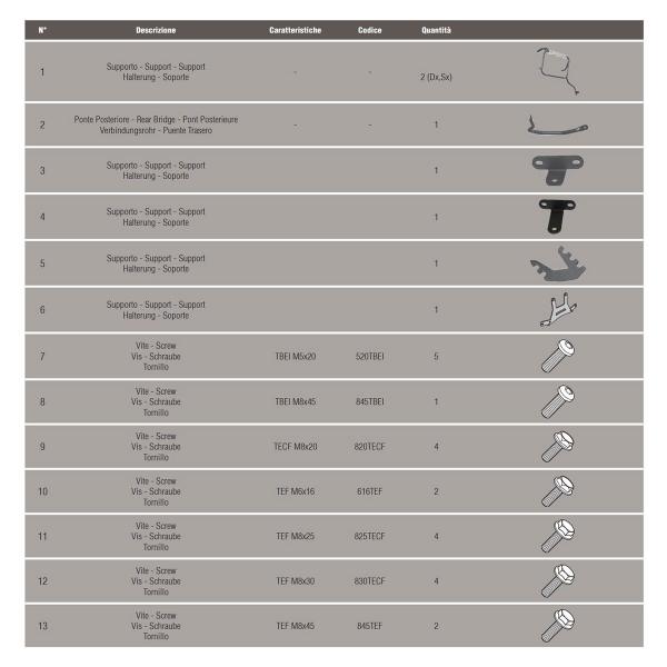 Pannier holder side-cases Givi Monokey Cam-Side BMW F700GS 2013-2017
