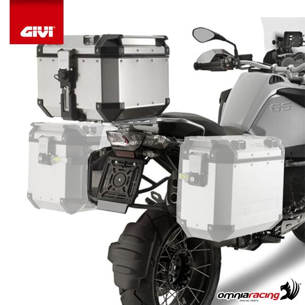 Portavaligie Laterale GIVI Monokey Cam-Side Trekker Outback per BMW R1200GS Adventure 2014 14>