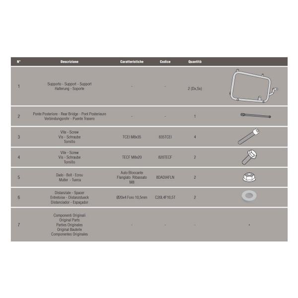 Pannier holder side-cases Givi Monokey Cam-Side Triumph Tiger Explorer 1200 2012-2015
