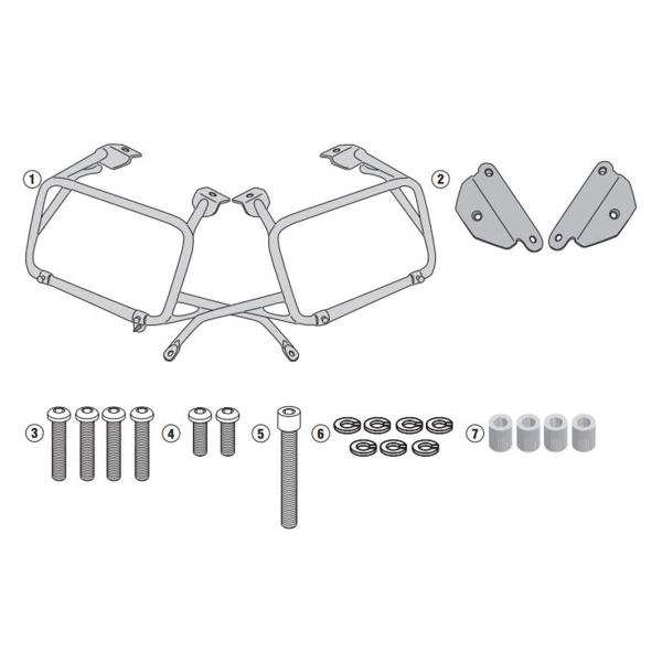 Pannier holder side-cases Givi Monokey Honda CRF1100L Africa Twin 2020-2022