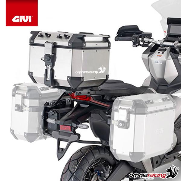 Portavaligie laterale staffe Givi Monokey Cam-Side Honda Xadv 750 2021-2023