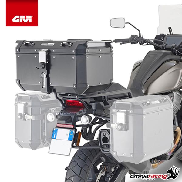 Pannier holder side-cases Givi Monokey Cam-Side Harley Davidson Pan America 1250 2021-2022