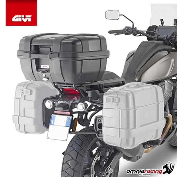Portavaligie laterale staffe Givi Monokey Harley Davidson Pan America 1250 2021-2022