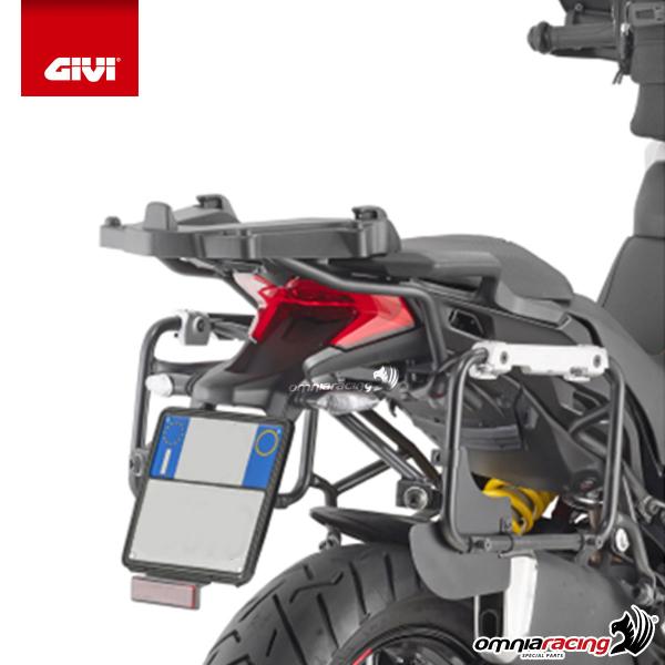 Portavaligie laterale staffe rapide Givi Monokey Cam-Side Ducati Multistrada 950S 2019-2021