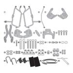 Portavaligie laterale staffe rapide Givi Monokey Kawasaki Versys 1100 2025-2026