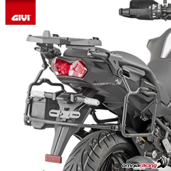 Portavaligie laterale staffe rapide Givi Monokey Kawasaki Versys 1000/SE 2019-2022