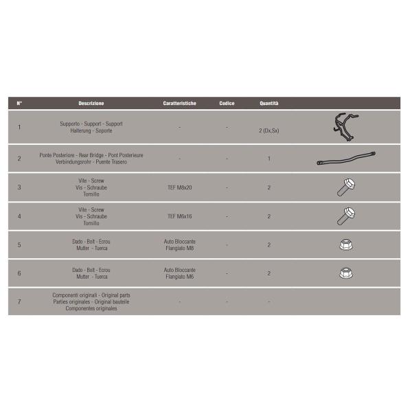 Pannier holder side-cases Givi Monokey Side Suzuki DL650 Vstrom 2011-2016