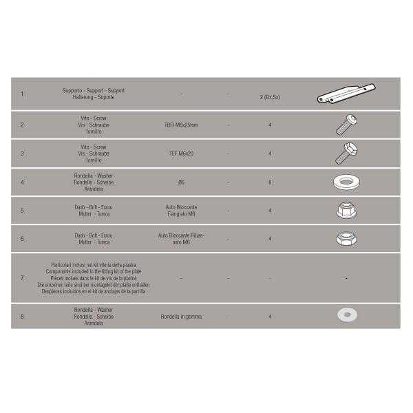 Rear rack Givi top cases Monolock Honda Vision 50-110 2011-2020