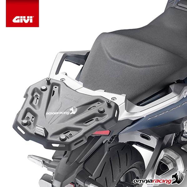 Rear rack Givi top cases Monokey Monolock Honda Xadv 750 2021-2023