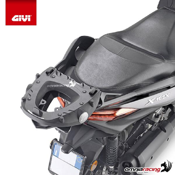 Rear rack Givi top cases Monokey Monolock Yamaha Xmax 300 2017-2022