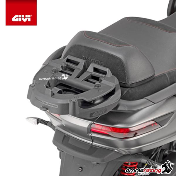 Rear rack Givi top cases Monokey Monolock Piaggio MP3 500 Sport/Business 2018-2021