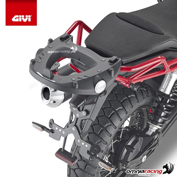 Attacco posteriore bauletto Givi Monokey Monolock Moto Guzzi V85TT 2019-2022
