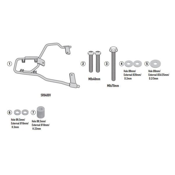 Rear rack Givi top cases Monolock Sunra Miku Super 2022