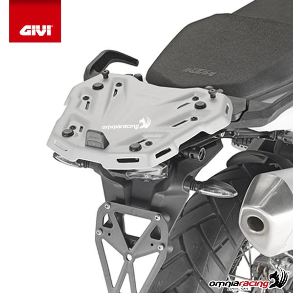 Rear rack Givi top cases Monokey Monolock KTM 890 Adventure 2021-2022