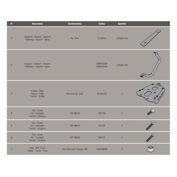 Rear rack Givi top cases Monokey KTM 1290 Super Adventure R 2021-2022