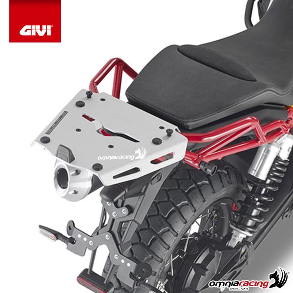 Attacco posteriore bauletto Givi Monokey Moto Guzzi V85TT 2019-2022