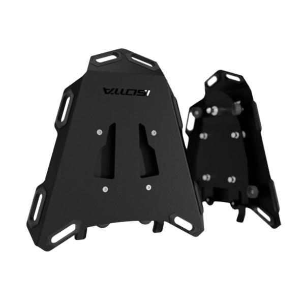 Isotta black Solorider rear rack replacement for passenger seat BMW R1300GS 2023-2024