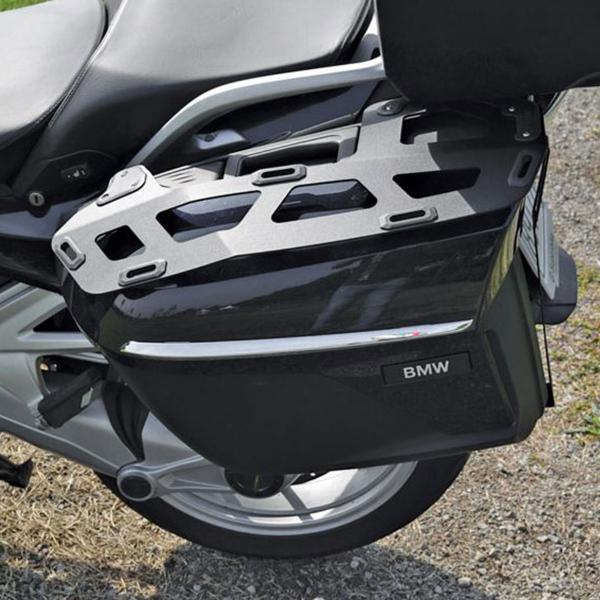 Piastre superiori Isotta per valigie laterali Alluminio nero BMW R1250RT 2019-2024