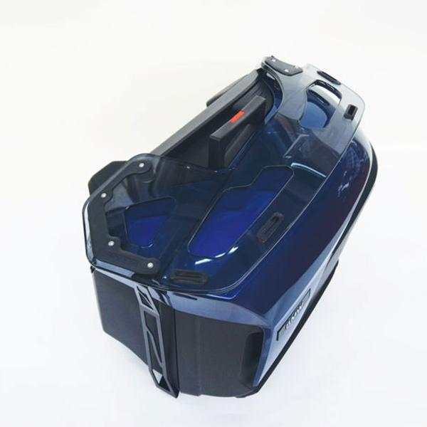 Piastre superiori Isotta per valigie laterali Plexy Fume chiaro BMW K1600GT-GTL 2010-2024