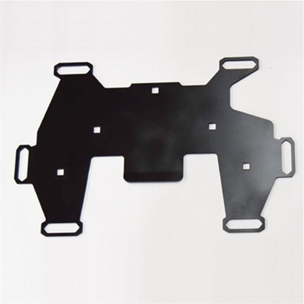 Isotta upper plate LH black black steel for side cases BMW F 850 GS 2018-2024