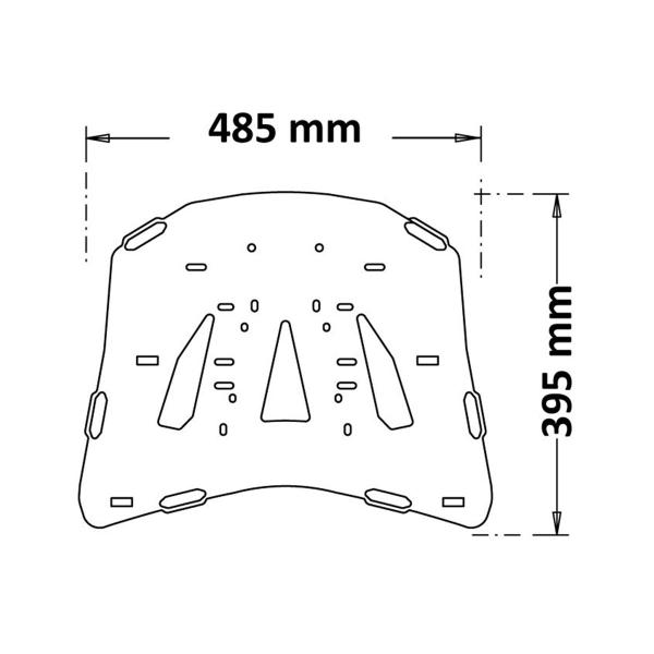 Attacco posteriore Borsa/Zaino Isotta Ferro Can Am Spyder F3 2014-2024