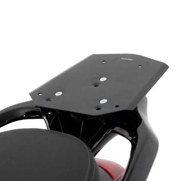 Isotta black aluminum top case rear rack Piaggio Liberty 125 ABS E5 2022-2024