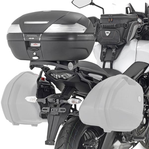 Portavaligie laterale staffe Kappa Monokey Side Kawasaki Versys 650 2015-2021