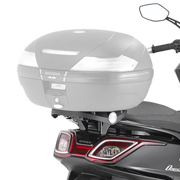 Rear rack Kappa top cases Monokey Monolock Kymco Downtown ABS 350i 2015-2022