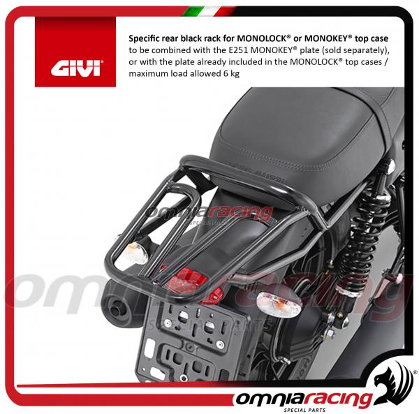 GIVI BACKREST E61 Moto Guzzi