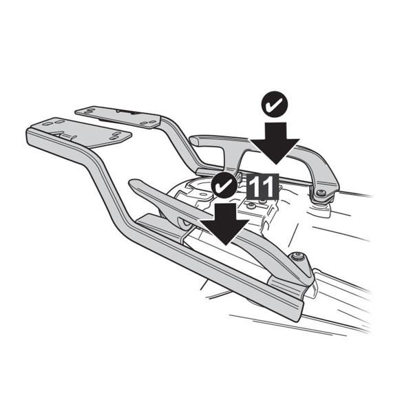 Attacco posteriore bauletto SHAD Zeeho AE8 S+ 2024-2025