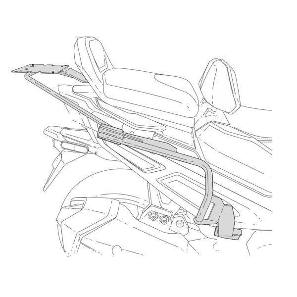 Pannier holder side cases SHAD 3P System Kymco CV3 550 2022-2024