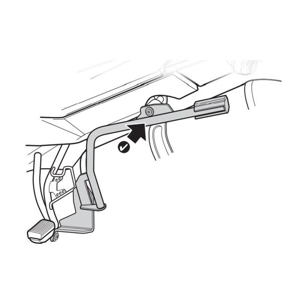 Pannier holder side cases SHAD 3P System BMW F650GS 2008-2018