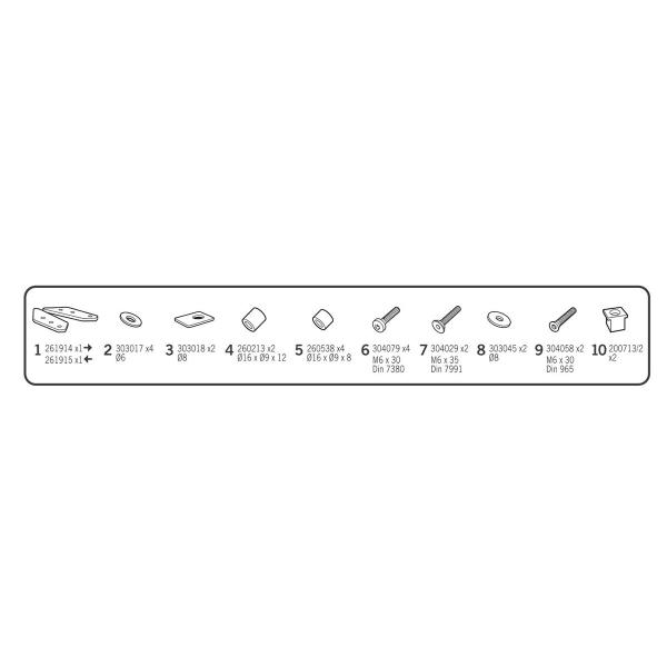 Attacco posteriore bauletto SHAD BMW S1000XR 2015-2019