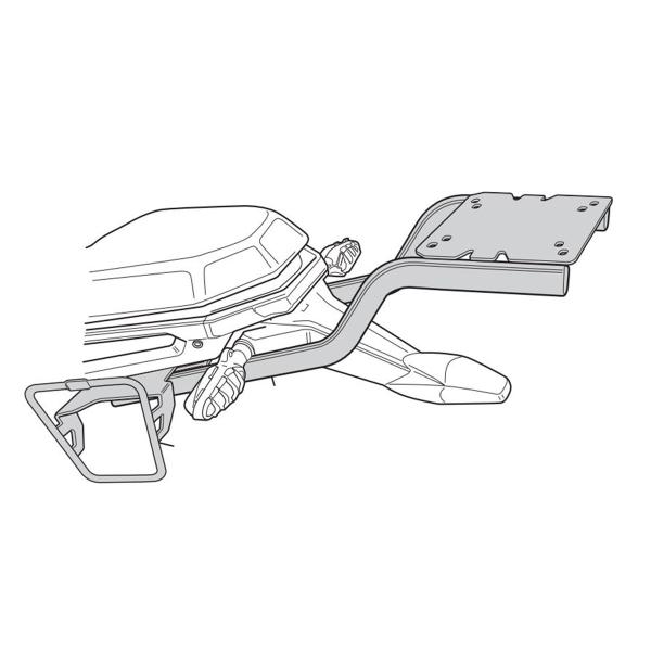 Attacco posteriore bauletto SHAD Zontes GK350 2022-2025