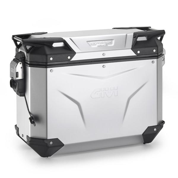 Givi Trekker outback EVO 37L Smart anodized aluminum Monokey Cam-side right side case