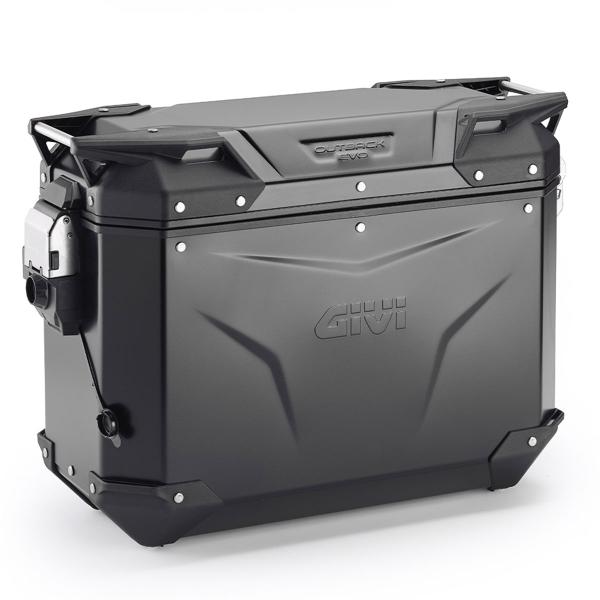 Givi Trekker outback EVO 37L Smart black aluminum Monokey Cam-side right side case