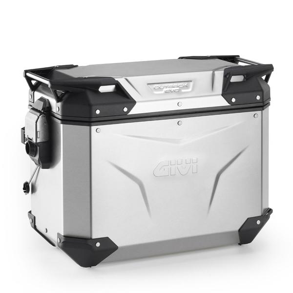 Givi Trekker outback EVO 44L Smart anodized aluminum Monokey Cam-side right side case