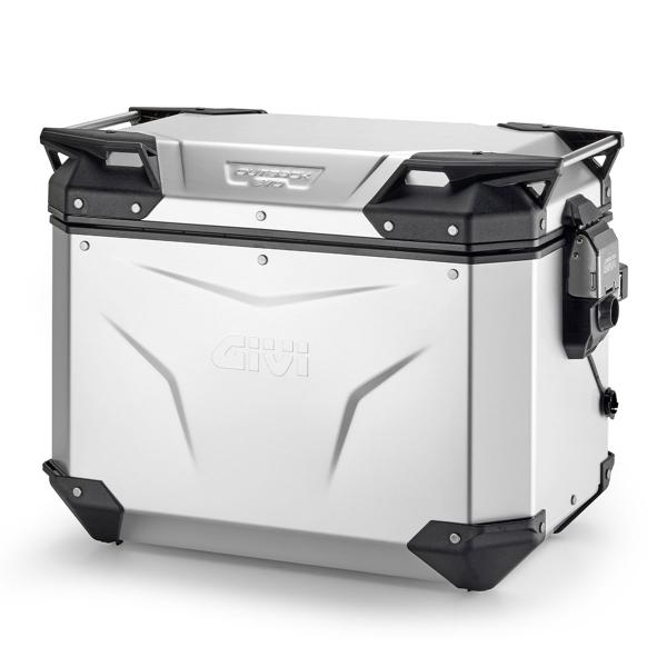 Givi Trekker outback EVO 48L Smart anodized aluminum Monokey Cam-side left side case