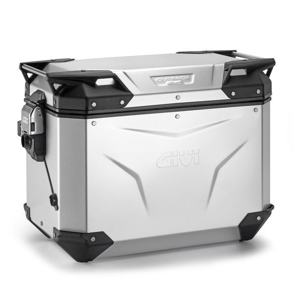 Givi Trekker outback EVO 48L Smart anodized aluminum Monokey Cam-side right side case
