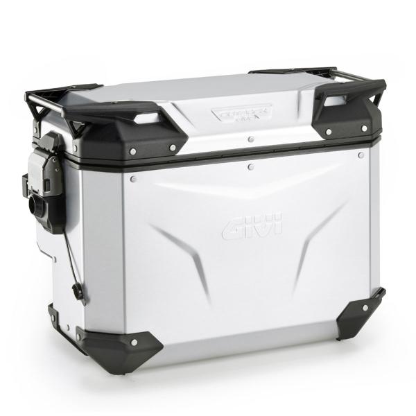 Givi Trekker outback EVO 40L Smart anodized aluminum Monokey Cam-side right side case