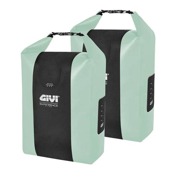 Givi Junter Sage green Waterproof 14L Bike Saddle Bags